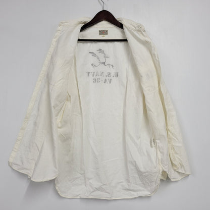 【中古品】【メンズ】 × LOONEY TUNES ルーニー テューンズ ROAD RUNNER L/S SHIRT ロードランナー ロングスリーブ シャツ 長袖 145-260223-as-02-izu サイズ：15-15 1/2 カラー：ホワイト 万代Net店