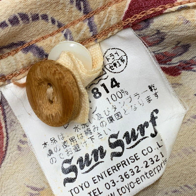 【中古品】【メンズ】 SPECIAL EDITION スペシャル・エディション SS31814 WARDROBE ワードローブ 百虎 THE HUNDRED TIGERS ALOHA SHIRT ザ ハンドレッド タイガース アロハシャツ トップス 半袖 145-260221-ya-03-izu サイズ：M カラー：レッド系 万代Net店