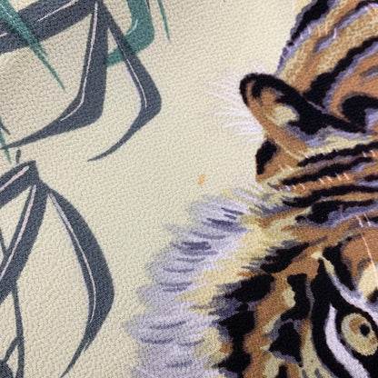 【中古品】【メンズ】 SPECIAL EDITION RAYON S/S KAIKAMAHINE TIGER READY FOR THE HUNT SS32946 スペシャルエディション レーヨン ショートスリーブ シャツ 半袖 145-260220-as-11-izu サイズ：M カラー：イエロー系 万代Net店