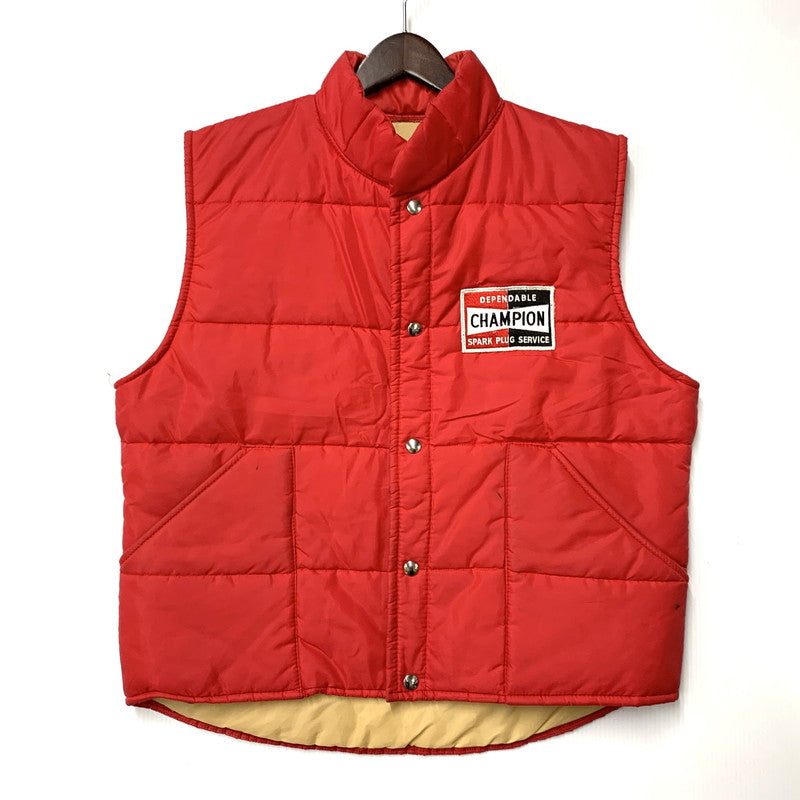 【中古品】【メンズ】 USED CHAMPION PLUG VEST チャンピオンプラグ ベスト 146-260220-as-01-izu カラー：レッド 万代Net店