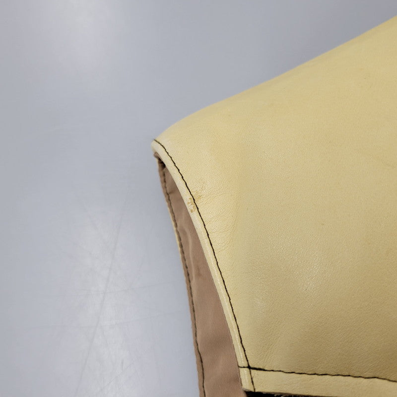 【現状渡し品】【メンズ】 LEATHER YOKE DOWN VEST SC11597 レザー ヨーク ダウンベスト 145-260223-as-23-izu サイズ：M カラー：ブラウン系 万代Net店
