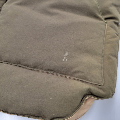 【現状渡し品】【メンズ】 LEATHER YOKE DOWN VEST SC11597 レザー ヨーク ダウンベスト 145-260223-as-23-izu サイズ：M カラー：ブラウン系 万代Net店