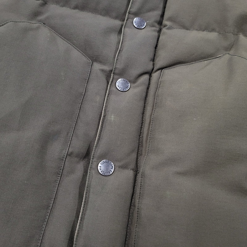 【現状渡し品】【メンズ】 LEATHER YOKE DOWN VEST SC11597 レザー ヨーク ダウンベスト 145-260223-as-23-izu サイズ：M カラー：ブラウン系 万代Net店