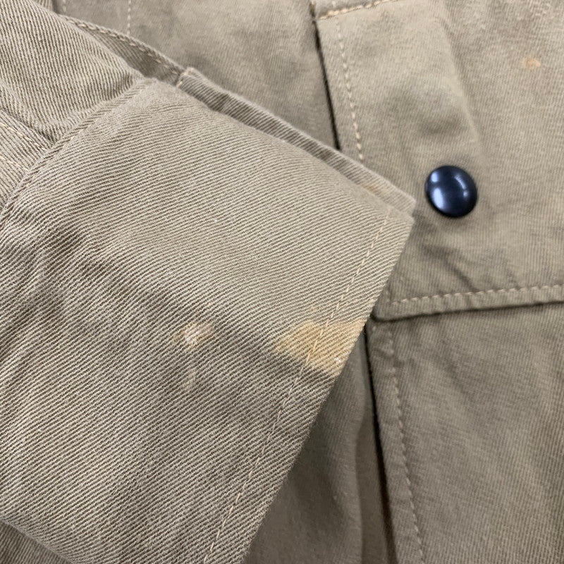 【中古品】【メンズ】 M-42 COAT PARACHUTE JUMPER パラシュート ジャンパー コート アウター 145-260220-as-06-izu サイズ：40R カラー：ベージュ系 万代Net店