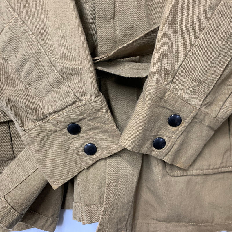 【中古品】【メンズ】 M-42 COAT PARACHUTE JUMPER パラシュート ジャンパー コート アウター 145-260220-as-06-izu サイズ：40R カラー：ベージュ系 万代Net店