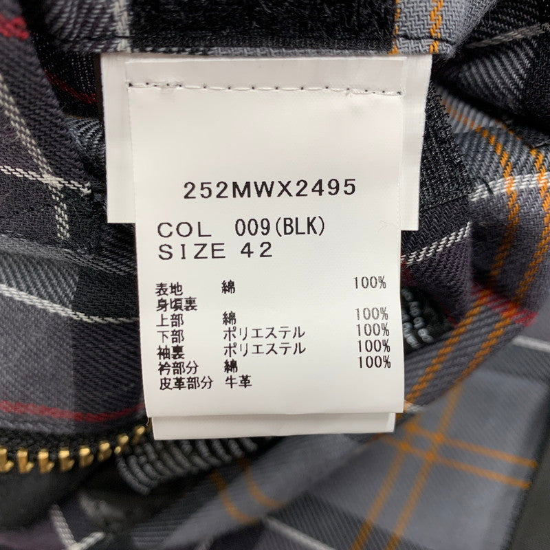 【中古品】【メンズ】 MODIFIED SPEY WAX JACKET 252MWX2495 モディファイ スペイ ワックスジャケット アウター 144-260220-as-03-izu サイズ：42 カラー：ブラック 万代Net店