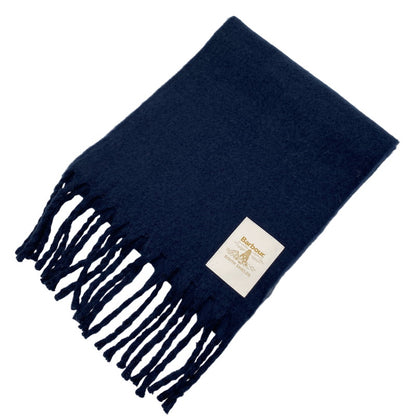 【中古美品】【メンズ/レディース】 225400193 ELLISON SCARF エリソン スカーフ 187-260224-cs-10-izu サイズ：ONE SIZE カラー：ネイビー 万代Net店