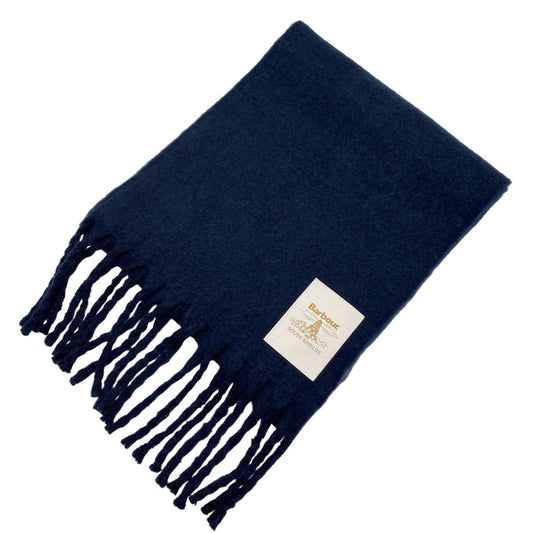 【中古美品】【メンズ/レディース】 225400193 ELLISON SCARF エリソン スカーフ 187-260224-cs-10-izu サイズ：ONE SIZE カラー：ネイビー 万代Net店