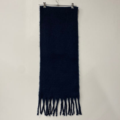 【中古美品】【メンズ/レディース】 225400193 ELLISON SCARF エリソン スカーフ 187-260224-cs-10-izu サイズ：ONE SIZE カラー：ネイビー 万代Net店