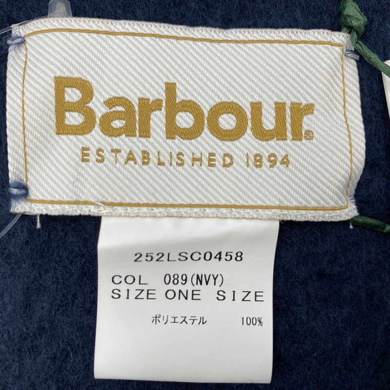 【中古美品】【メンズ/レディース】 225400193 ELLISON SCARF エリソン スカーフ 187-260224-cs-10-izu サイズ：ONE SIZE カラー：ネイビー 万代Net店