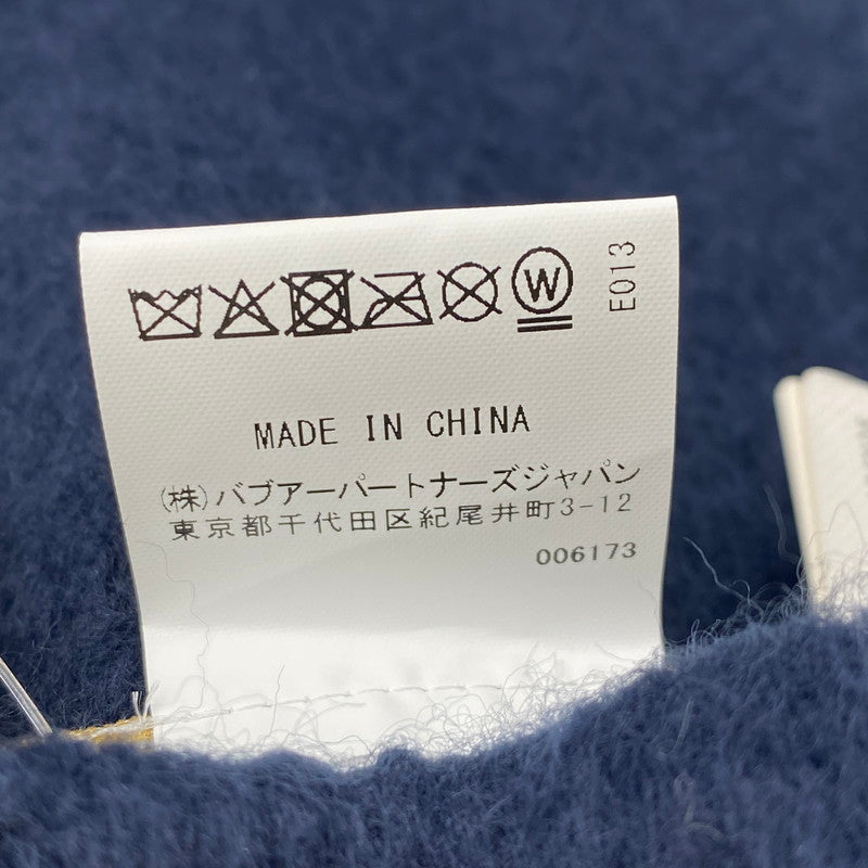 【中古美品】【メンズ/レディース】 225400193 ELLISON SCARF エリソン スカーフ 187-260224-cs-10-izu サイズ：ONE SIZE カラー：ネイビー 万代Net店