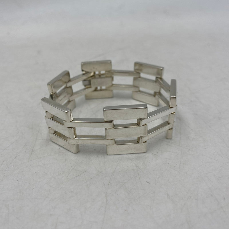【中古品】【メンズ/レディース】 925 HEAVY GATE LINK ヘビー ゲート リンク ブレスレット アクセサリー 182-260220-cs-11-izu カラー：シルバー 万代Net店