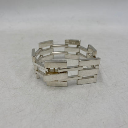 【中古品】【メンズ/レディース】 925 HEAVY GATE LINK ヘビー ゲート リンク ブレスレット アクセサリー 182-260220-cs-11-izu カラー：シルバー 万代Net店