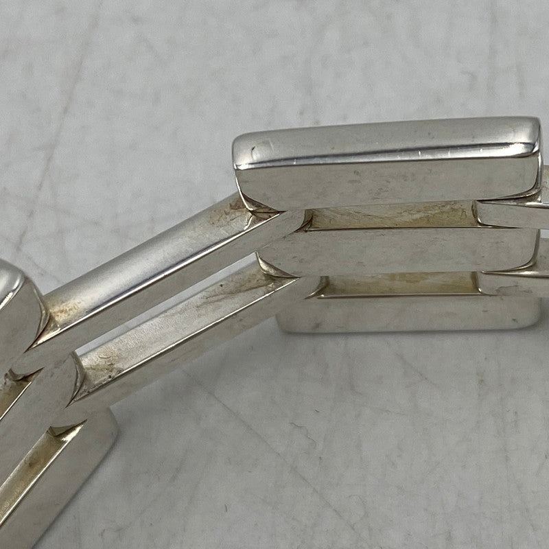 【中古品】【メンズ/レディース】 925 HEAVY GATE LINK ヘビー ゲート リンク ブレスレット アクセサリー 182-260220-cs-11-izu カラー：シルバー 万代Net店