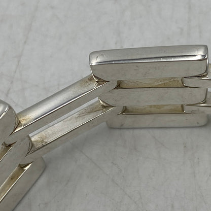 【中古品】【メンズ/レディース】 925 HEAVY GATE LINK ヘビー ゲート リンク ブレスレット アクセサリー 182-260220-cs-11-izu カラー：シルバー 万代Net店