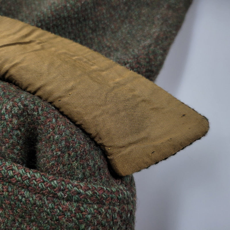【中古品】【メンズ】 × HARRIS TWEED ハリスツイード 95026 WOOL COAT ウール コート アウター 146-260311-ya-15-izu サイズ：下記参照 カラー：カーキ系 万代Net店