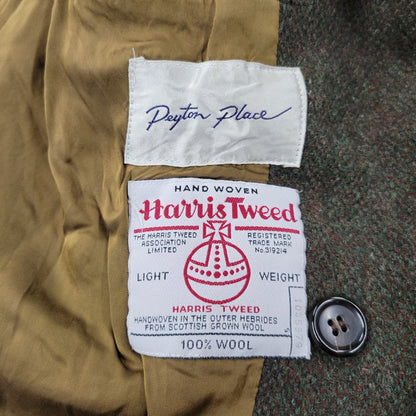 【中古品】【メンズ】 × HARRIS TWEED ハリスツイード 95026 WOOL COAT ウール コート アウター 146-260311-ya-15-izu サイズ：下記参照 カラー：カーキ系 万代Net店