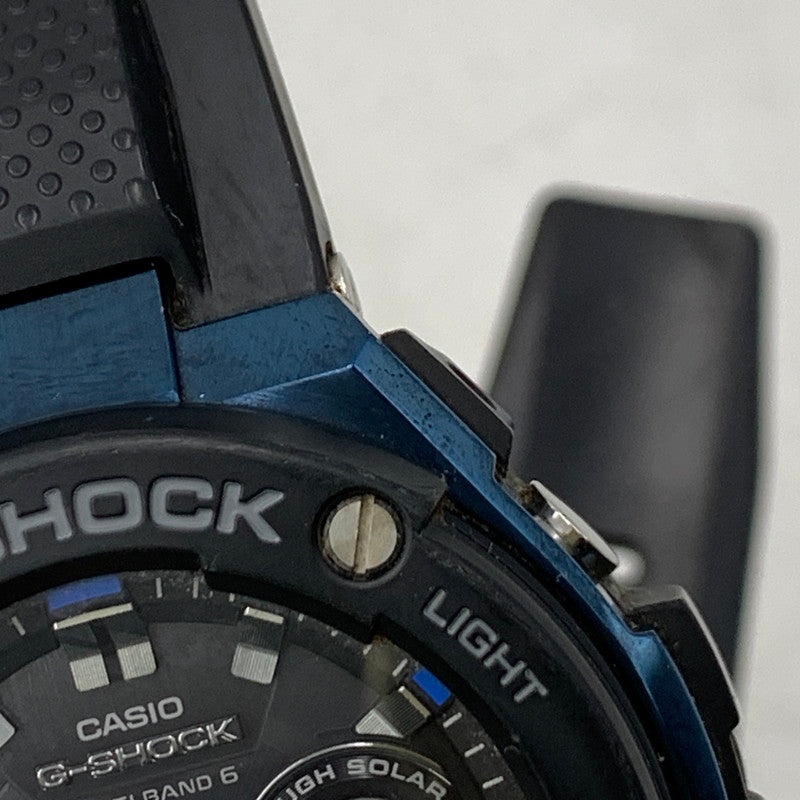 【中古品】【メンズ/レディース】 G-SHOCK ジーショック GST-W300G-1A2JF G-STEEL MID SIZE SERIES SOLAR WATCH ジースチール ミッドサイズ シリーズ ソーラーウォッチ 腕時計 時計 196-260303-ya-11-izu カラー：ブラック 万代Net店