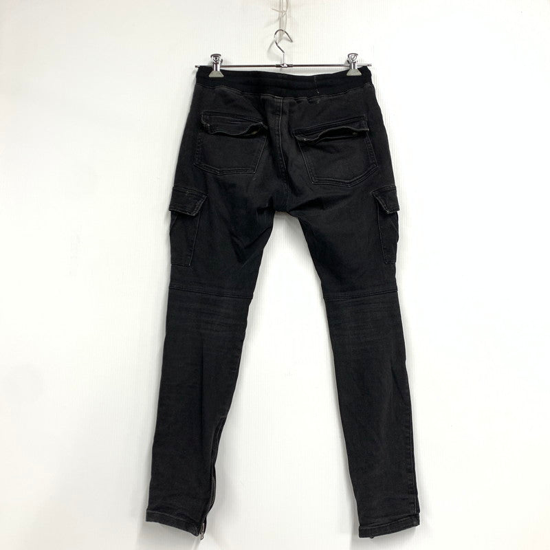 【中古品】【メンズ】 MNML ミニマル 139488 STRETCH CARGO PANTS ストレッチ カーゴ パンツ ズボン ボトムス 153-260221-ya-04-izu サイズ：M カラー：BLACK 万代Net店