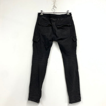 【中古品】【メンズ】 MNML ミニマル 139488 STRETCH CARGO PANTS ストレッチ カーゴ パンツ ズボン ボトムス 153-260221-ya-04-izu サイズ：M カラー：BLACK 万代Net店
