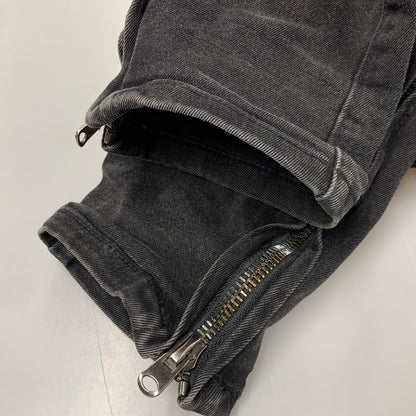 【中古品】【メンズ】 MNML ミニマル 139488 STRETCH CARGO PANTS ストレッチ カーゴ パンツ ズボン ボトムス 153-260221-ya-04-izu サイズ：M カラー：BLACK 万代Net店
