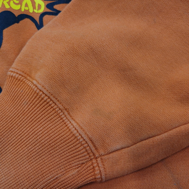 【中古品】【メンズ】 CARTLE ARCHE OVERAGE 12 PRINT HOODIE プリント フーディー パーカー 長袖 トップス 146-260223-as-27-izu サイズ：L カラー：オレンジ 万代Net店
