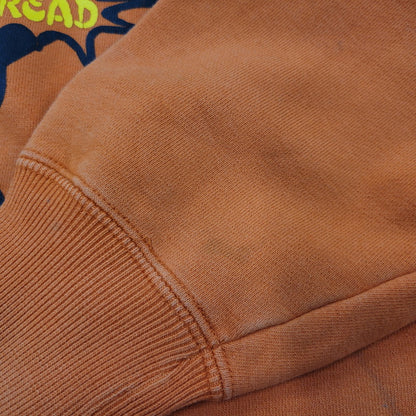 【中古品】【メンズ】 CARTLE ARCHE OVERAGE 12 PRINT HOODIE プリント フーディー パーカー 長袖 トップス 146-260223-as-27-izu サイズ：L カラー：オレンジ 万代Net店