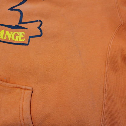 【中古品】【メンズ】 CARTLE ARCHE OVERAGE 12 PRINT HOODIE プリント フーディー パーカー 長袖 トップス 146-260223-as-27-izu サイズ：L カラー：オレンジ 万代Net店