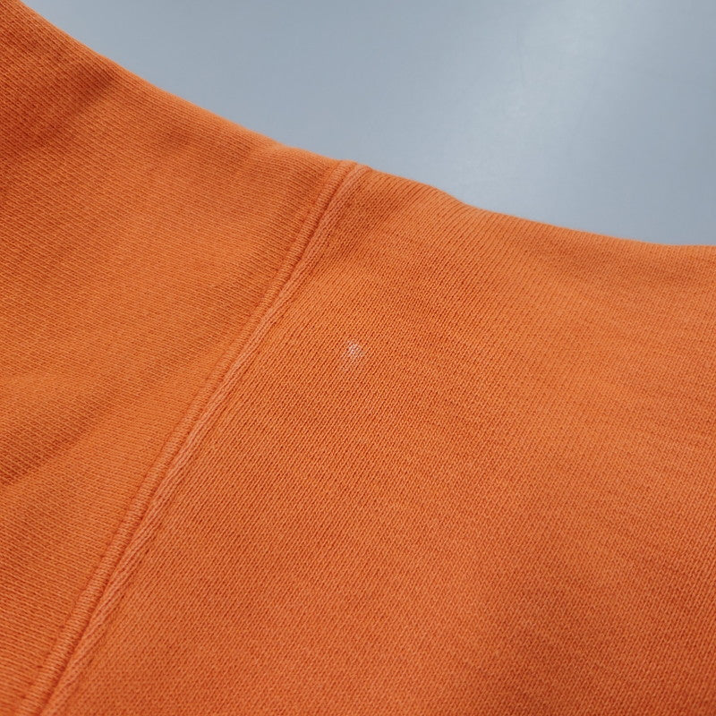 【中古品】【メンズ】 CARTLE ARCHE OVERAGE 12 PRINT HOODIE プリント フーディー パーカー 長袖 トップス 146-260223-as-27-izu サイズ：L カラー：オレンジ 万代Net店