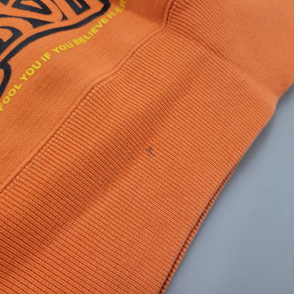 【中古品】【メンズ】 CARTLE ARCHE OVERAGE 12 PRINT HOODIE プリント フーディー パーカー 長袖 トップス 146-260223-as-27-izu サイズ：L カラー：オレンジ 万代Net店
