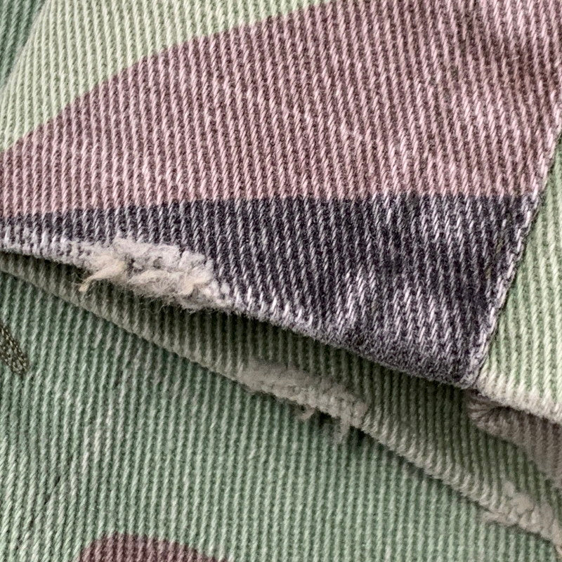 【中古品】【メンズ】 JAPAN TIGER ARTWORK MILITARY ARMY CAMO CHEVRON SHIRT JACKET ジャパン タイガー アートワーク ミリタリー アーミー カモ シェブロン シャツ ジャケット アウター 147-260221-ya-02-izu サイズ：S カラー：マルチ 万代Net店