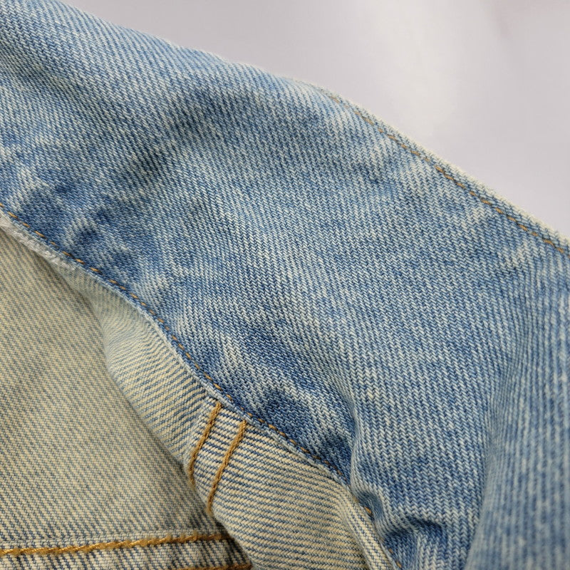 【中古品】【メンズ】 22SS DAIDO MORIYAMAダイドウ・モリヤマ DENIMデニム TRUCKER JACKETトラッカー ジャケット デニムジャケットアウター 149-260221-mh-02-izu サイズ：M カラー：ライトブルー 万代Net店
