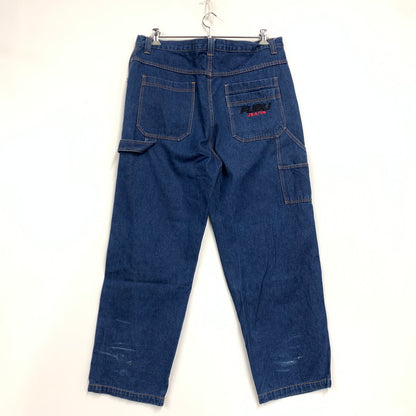 【中古品】【メンズ】 FUBU JEANS フブ ジーンズ BAGGY DENIM PANTS バギー デニム パンツ ズボン ボトムス 157-260221-ya-05-izu サイズ：40 カラー：インディゴ 万代Net店