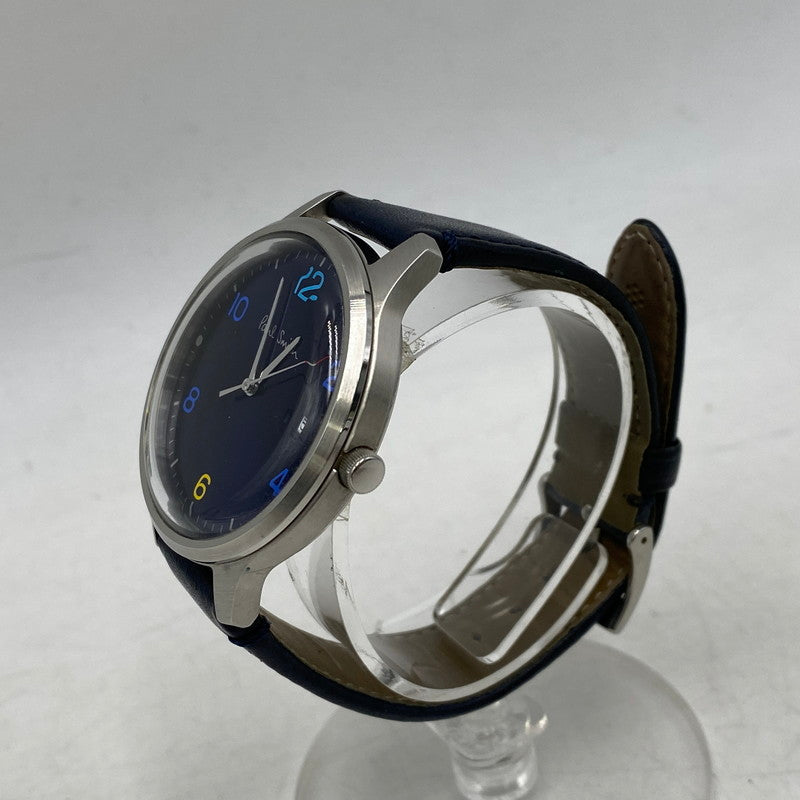 【中古品】【メンズ/レディース】 Paul Smith ポール・スミス DATE ANALOG QUARTZ 2510-T023746 デイト アナログ クオーツ 腕時計 197-260607-as-23-izu カラー：ブルー×ネイビー 万代Net店