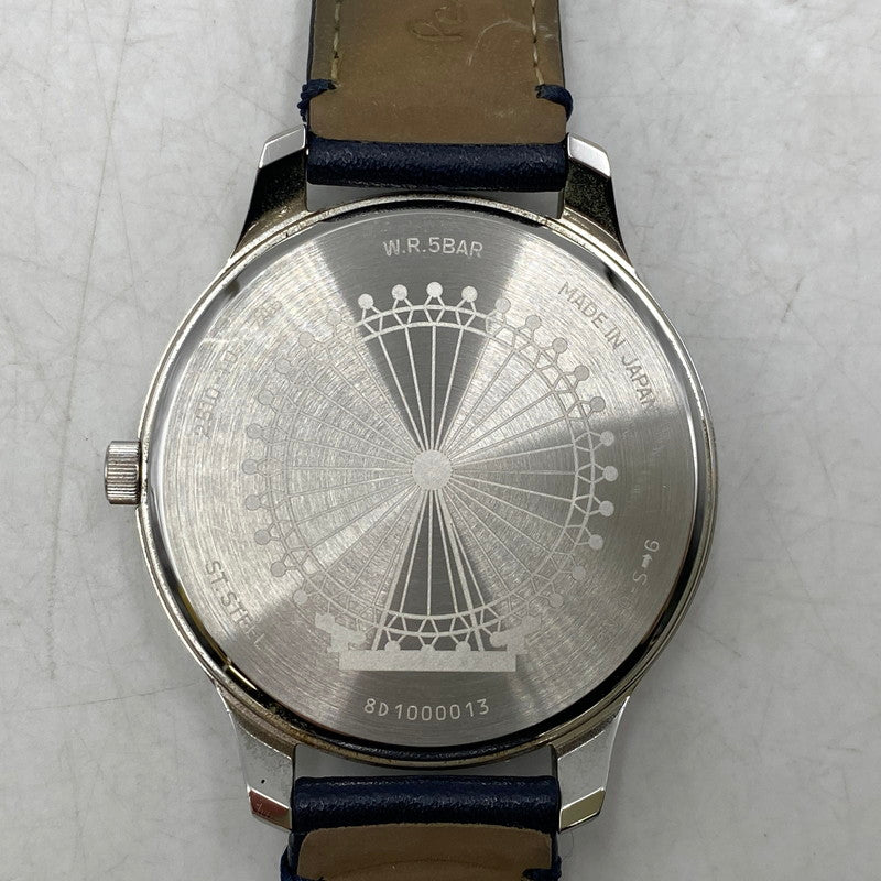 【中古品】【メンズ/レディース】 Paul Smith ポール・スミス DATE ANALOG QUARTZ 2510-T023746 デイト アナログ クオーツ 腕時計 197-260607-as-23-izu カラー：ブルー×ネイビー 万代Net店