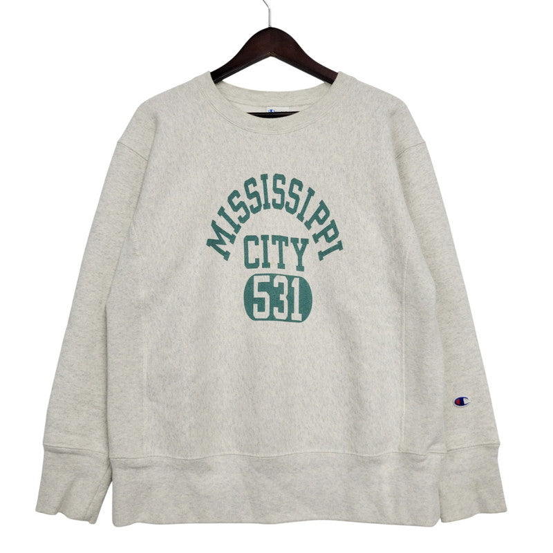 【中古品】【メンズ】 REVERSE WEAVE SWEATSHIRT C8-Y021 リバースウィーブ スウェットシャツ 青単復刻タグ トレーナー 長袖 トップス 148-260223-as-28-izu サイズ：M カラー：グレー 万代Net店