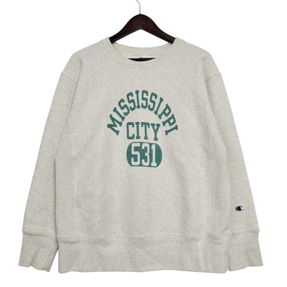 【中古品】【メンズ】 REVERSE WEAVE SWEATSHIRT C8-Y021 リバースウィーブ スウェットシャツ 青単復刻タグ トレーナー 長袖 トップス 148-260223-as-28-izu サイズ：M カラー：グレー 万代Net店