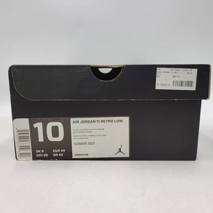 【中古品】【メンズ】 528895-023 AIR JORDAN 11 RETRO LOW INFRARED エアジョーダン 11 レトロ　ロー インフラレッド 160-260221-km-01-izu サイズ：28.0ｃｍ カラー：BLACK/INFRARED 万代Net店