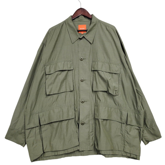 【中古品】【メンズ】 BEAMS ビームス BDU SHIRT JACKET 11-18-5710-139 シャツジャケット 147-260223-as-30-izu サイズ：M カラー：オリーブ 万代Net店