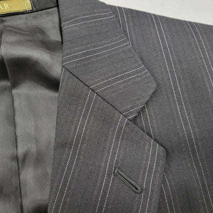 【中古品】【メンズ】 A.A.R アール STRIPE TAILORED JACKET&SLACKS PANTS ストライプ テーラードジャケット＆スラックスパンツ セットアップ 140-260222-yn-06-izu サイズ：L カラー：ブラック 万代Net店