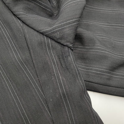 【中古品】【メンズ】 A.A.R アール STRIPE TAILORED JACKET&SLACKS PANTS ストライプ テーラードジャケット＆スラックスパンツ セットアップ 140-260222-yn-06-izu サイズ：L カラー：ブラック 万代Net店