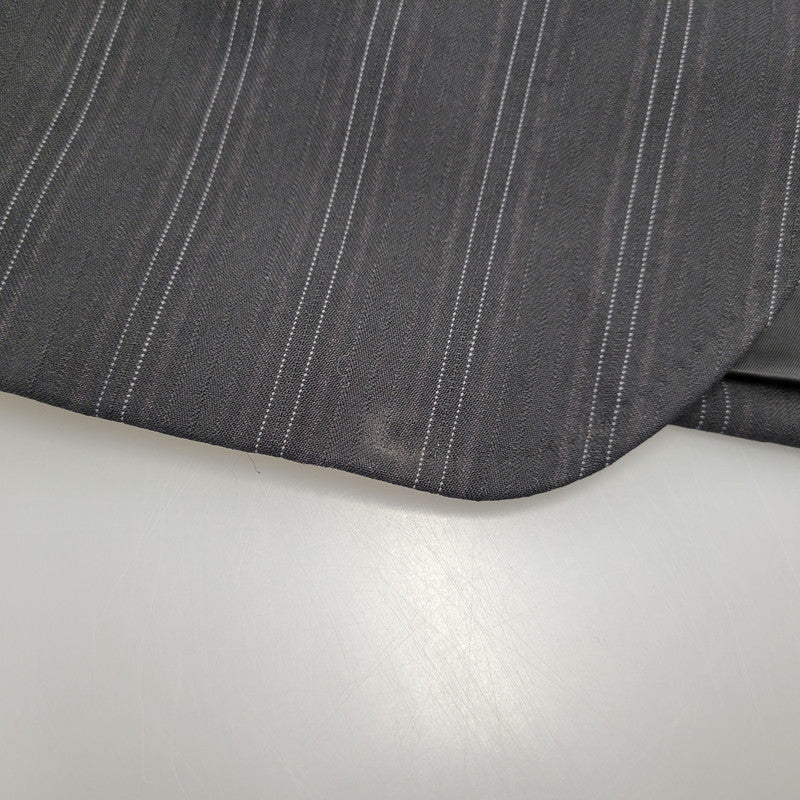 【中古品】【メンズ】 A.A.R アール STRIPE TAILORED JACKET&SLACKS PANTS ストライプ テーラードジャケット＆スラックスパンツ セットアップ 140-260222-yn-06-izu サイズ：L カラー：ブラック 万代Net店