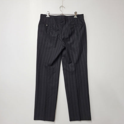 【中古品】【メンズ】 A.A.R アール STRIPE TAILORED JACKET&SLACKS PANTS ストライプ テーラードジャケット＆スラックスパンツ セットアップ 140-260222-yn-06-izu サイズ：L カラー：ブラック 万代Net店