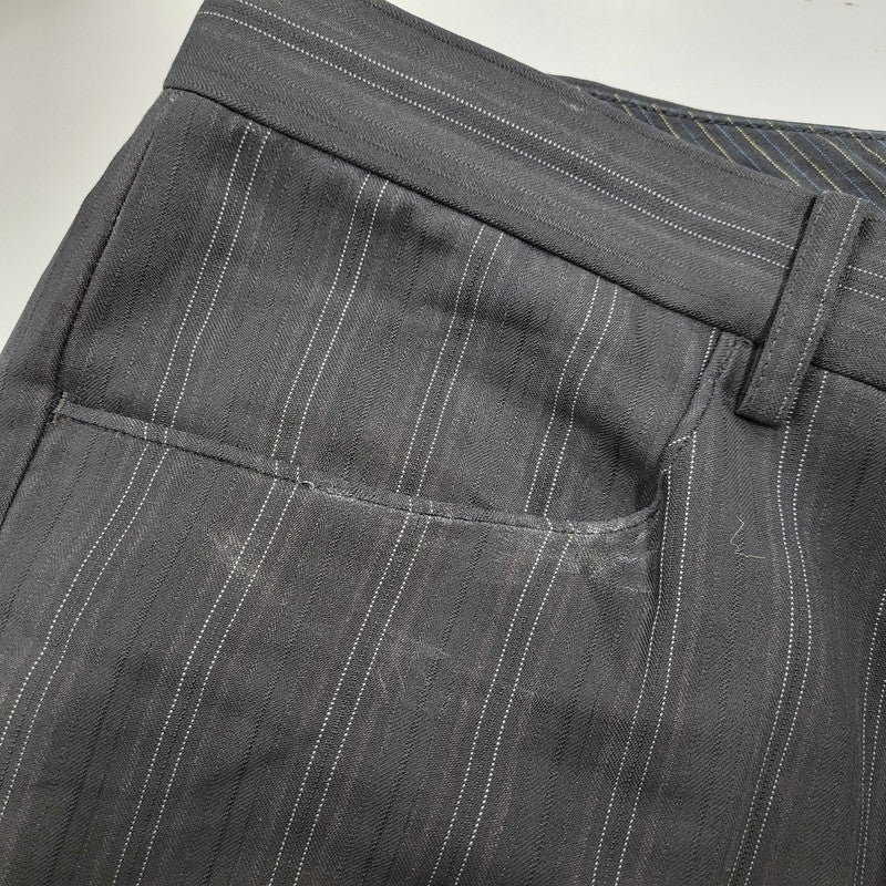 【中古品】【メンズ】 A.A.R アール STRIPE TAILORED JACKET&SLACKS PANTS ストライプ テーラードジャケット＆スラックスパンツ セットアップ 140-260222-yn-06-izu サイズ：L カラー：ブラック 万代Net店
