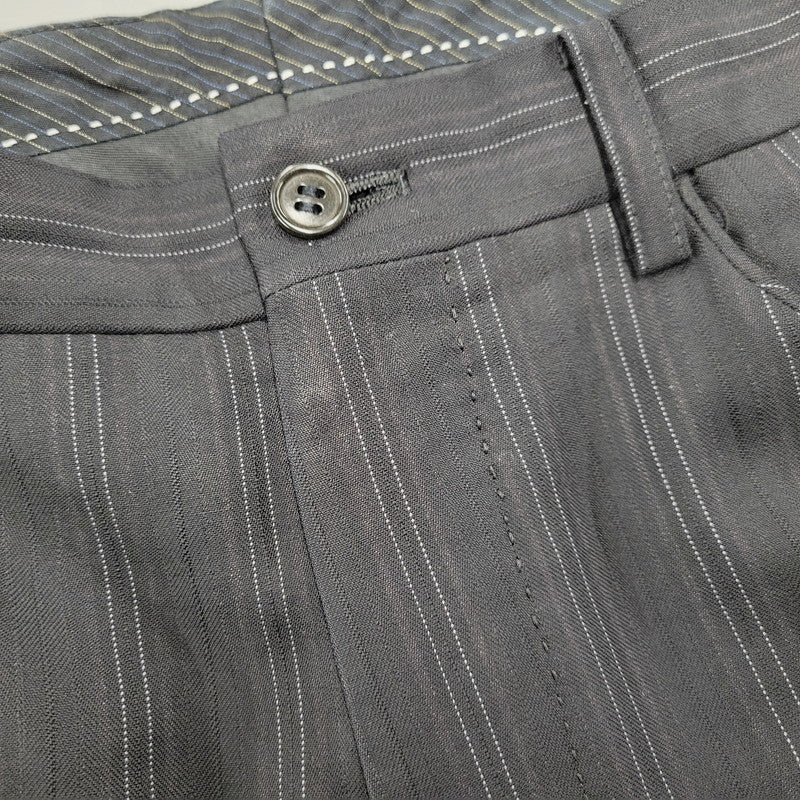 【中古品】【メンズ】 A.A.R アール STRIPE TAILORED JACKET&SLACKS PANTS ストライプ テーラードジャケット＆スラックスパンツ セットアップ 140-260222-yn-06-izu サイズ：L カラー：ブラック 万代Net店