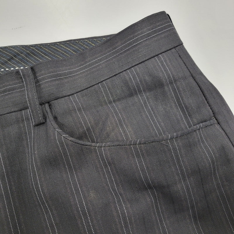 【中古品】【メンズ】 A.A.R アール STRIPE TAILORED JACKET&SLACKS PANTS ストライプ テーラードジャケット＆スラックスパンツ セットアップ 140-260222-yn-06-izu サイズ：L カラー：ブラック 万代Net店