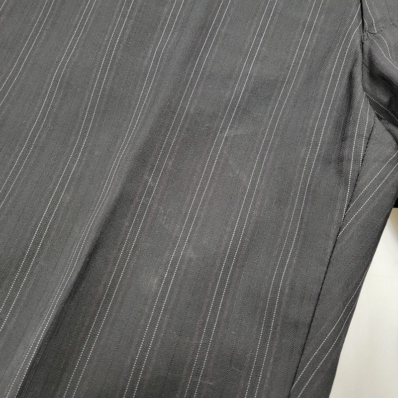 【中古品】【メンズ】 A.A.R アール STRIPE TAILORED JACKET&SLACKS PANTS ストライプ テーラードジャケット＆スラックスパンツ セットアップ 140-260222-yn-06-izu サイズ：L カラー：ブラック 万代Net店