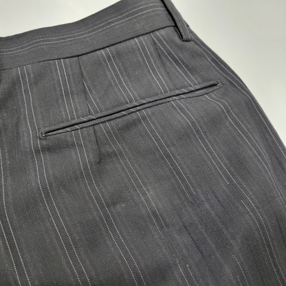 【中古品】【メンズ】 A.A.R アール STRIPE TAILORED JACKET&SLACKS PANTS ストライプ テーラードジャケット＆スラックスパンツ セットアップ 140-260222-yn-06-izu サイズ：L カラー：ブラック 万代Net店