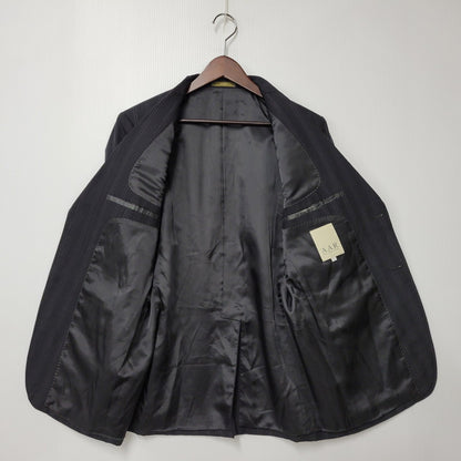 【中古品】【メンズ】 A.A.R アール STRIPE TAILORED JACKET&SLACKS PANTS ストライプ テーラードジャケット＆スラックスパンツ セットアップ 140-260222-yn-06-izu サイズ：L カラー：ブラック 万代Net店