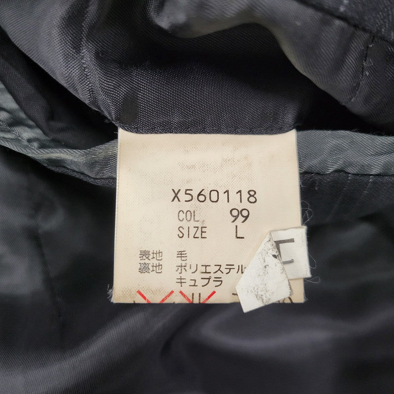 【中古品】【メンズ】 A.A.R アール STRIPE TAILORED JACKET&SLACKS PANTS ストライプ テーラードジャケット＆スラックスパンツ セットアップ 140-260222-yn-06-izu サイズ：L カラー：ブラック 万代Net店